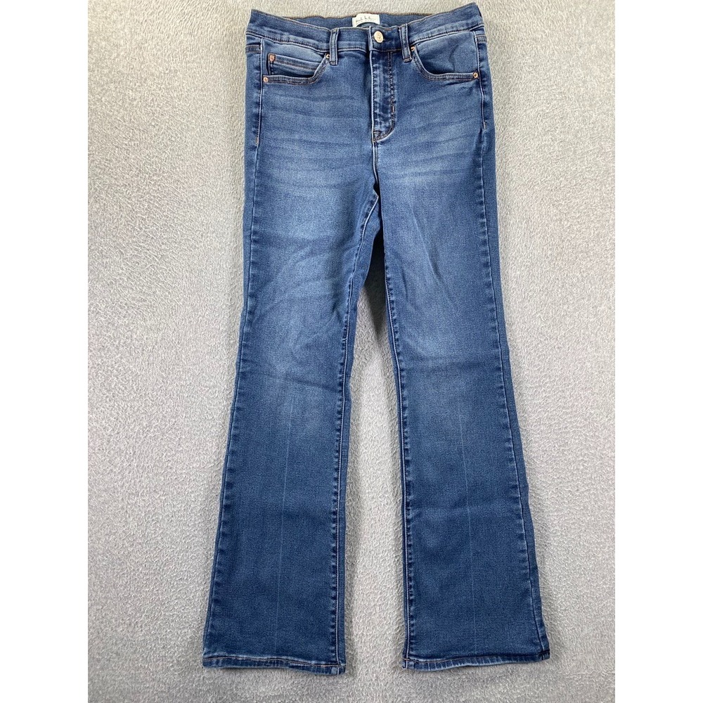Nicole Miller Soho High Rise Bootcut Jeans Women's 10 Medium Wash Stretch Denim
